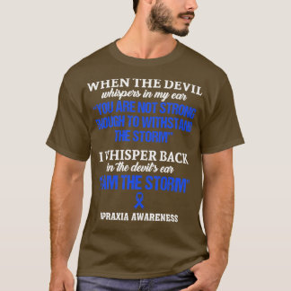 T-shirt Apraxia Sensibilisation Je Suis La Tempête Dans Ce