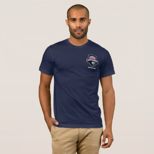 T-shirt Après la pièce en t américaine d'habillement