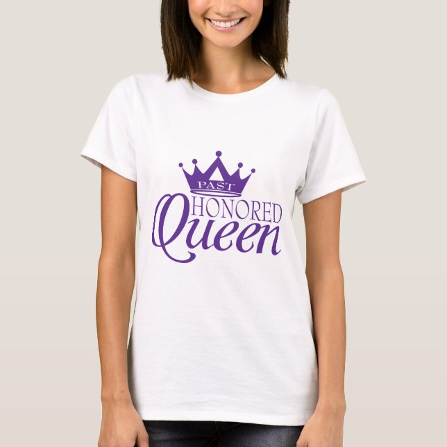 T-shirt Après la reine honorée (Devant)