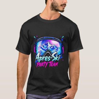 T-shirt Apres ski party - snowy mountain nightlife Apres s