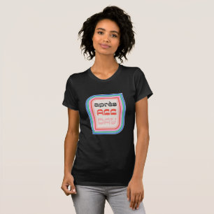 T-shirt Après toute la journée les années 70 Rétro Type Fe