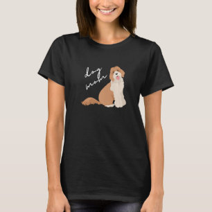 T-shirt Apricot Labradooda Chien Maman Femme