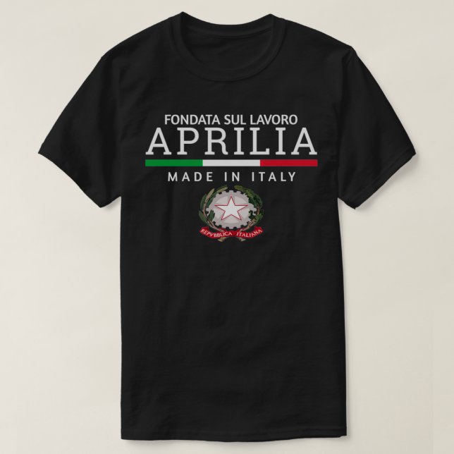 T-shirt Aprilia Italie (Design devant)