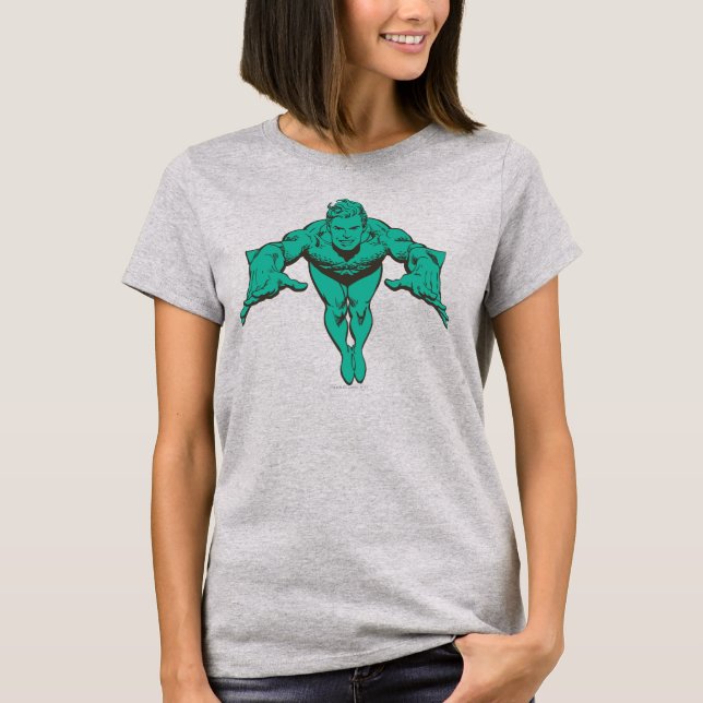 T-shirt Aquaman Déjeuner en avant - Turquoise (Devant)