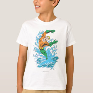 T-shirt Aquaman Leaps in Wave
