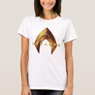 T-shirt Aquaman | Logo Golden Aquaman