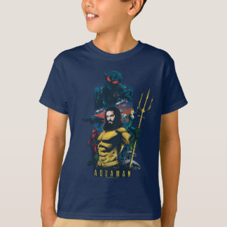 T-shirt Aquaman | Orin, Mera et Black Manta Graphic
