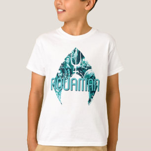 T-shirt Aquaman Orin, Mera, Orm & Manta Noir En Symbole