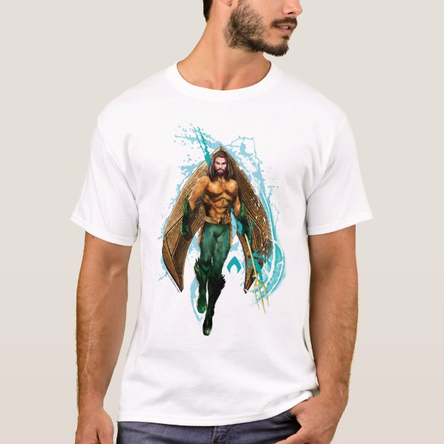 T-shirt Aquaman | Prince Orin Avec Logo Aquaman (Devant)