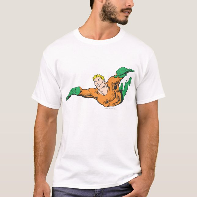 T-shirt Aquaman Soars (Devant)