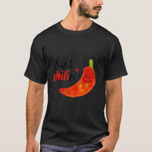 T-shirt Aquarelle amusante Juste Poivre chatoyant Positif 