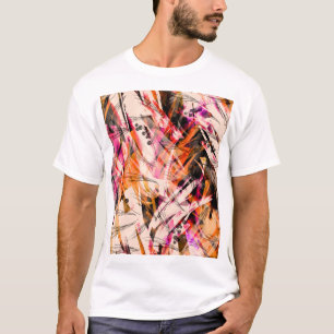 T-shirt Aquarelle, arrière - plan abstrait vintage.