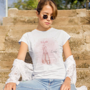 T-shirt Aquarelle Ballerina Dancer Thème