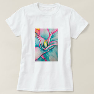 T-shirt Aquarelle d'agave succulent art