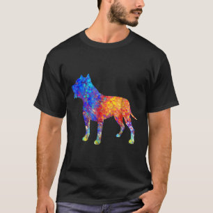 T-shirt Aquarelle de Chien Pit