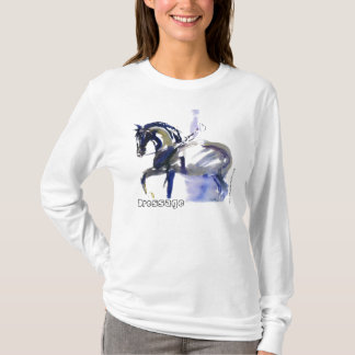 T-shirt Aquarelle de dressage
