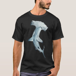 T-shirt Aquarelle de requin marteau Classique