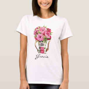 T-shirt Aquarelle de Whimsal Fairytale Teapot House
