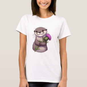 T-shirt Aquarelle et chardon