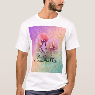 T-shirt Aquarelle feuille exotique tropicale