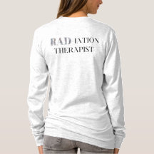 Aquarelle foncée "RAD-iation Therapist" Manches lo