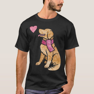 T-shirt Aquarelle Golden Retriever 2