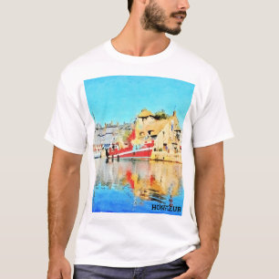 T-shirt Aquarelle Honfleur