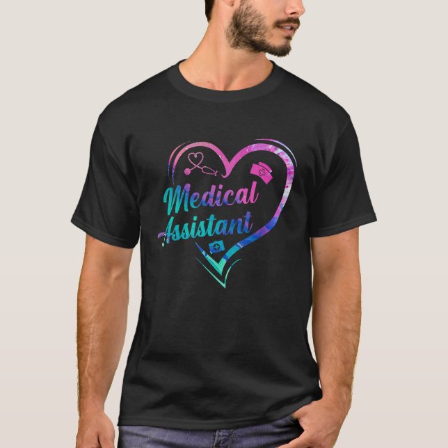T-shirt Aquarelle Médicale certifiée CMA (Devant)