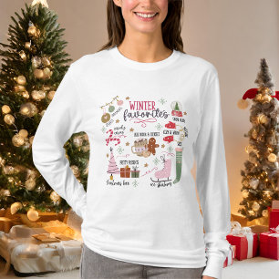 T-shirt Aquarelle mignonne Doddle Cosy Winter Favoris