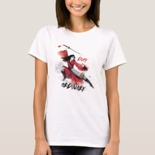T-shirt Aquarelle Mulan "Defy Ordinary"