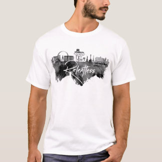T-shirt Aquarelle noire de Vegas