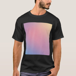 T-shirt Aquarelle Ombre Pastel Rose Bleu Jaune Gradient