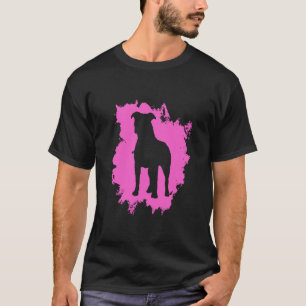 T-shirt Aquarelle Pitbull mignon Pitbull Art Lover Cadeau 