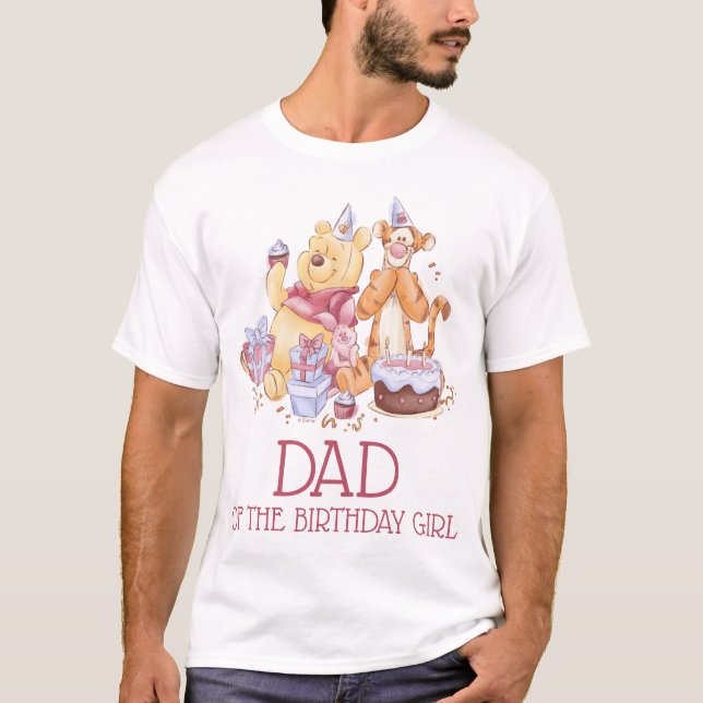 T-shirt Aquarelle Pooh & Friends | Premier anniversaire pa (Devant)