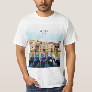 T-shirt Aquarelle VENEZIA VENICE - Italie souvenir de voya