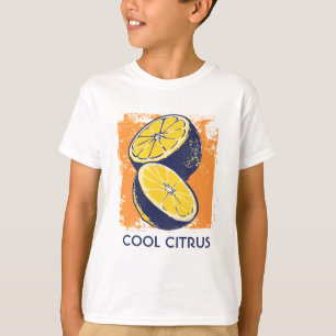 T-shirt Aquarelle vintage Citrus Lemon Chic