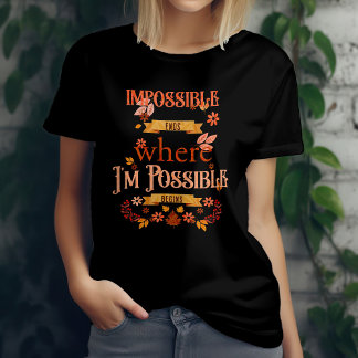 T-shirt Aquarelle Vintage rouge inspirationnelle