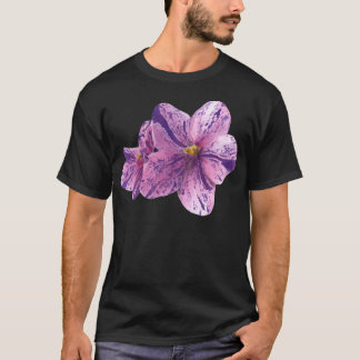 T-shirt Aquarelle Violettes africaines