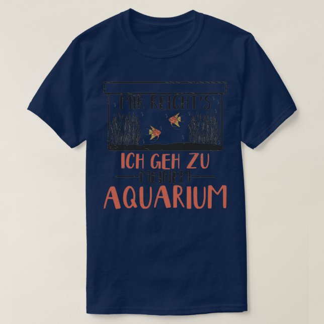 T-shirt Aquarist Fisherman Aquarium Pêche Hobby 6 (Design devant)