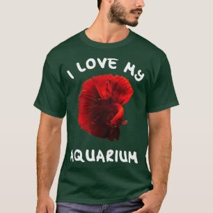 T-shirt Aquaristiques J'aime mon aquarium avec le poisson 