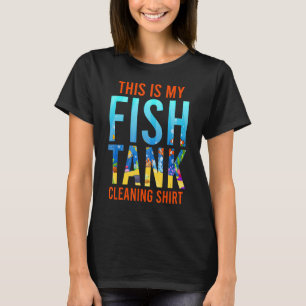 T-shirt Aquarium de nettoyage des réservoirs de poisson