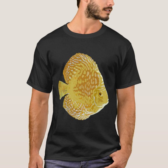 T-shirt Aquarium de pêche Cichlid (Devant)