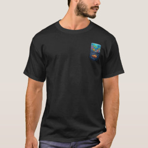 T-shirt Aquarium de poche. Drôle de réservoir de poissons