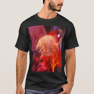 T-shirt aquarium de poisson rouge marin aquatique sous la