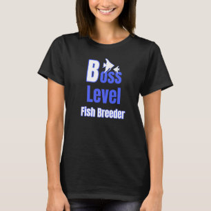 T-shirt Aquarium Fish Boss Level Breeder Angelfish Ta