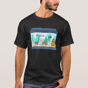 T-shirt Aquarium Inspiré Aquarium Lié Pêcheur Des