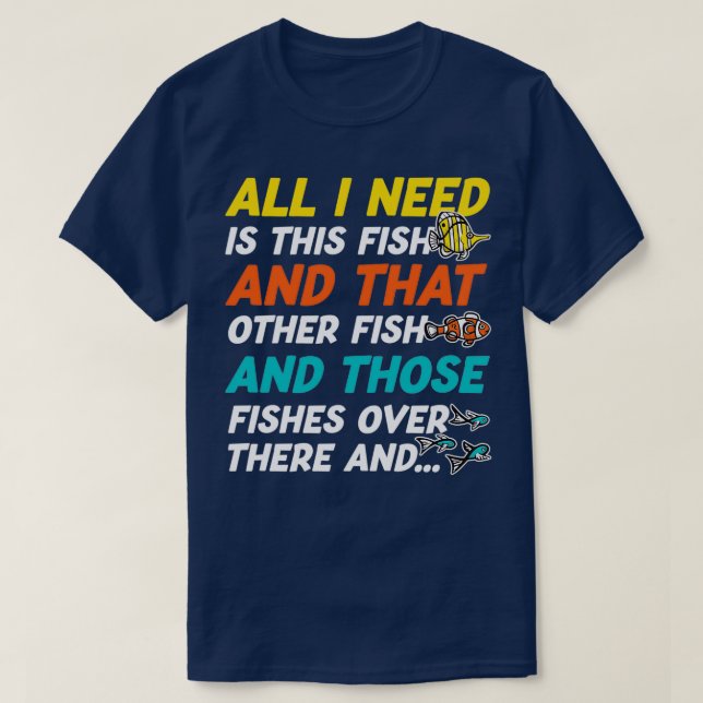 T-shirt Aquarium Lover 2 (Design devant)