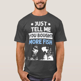 T-shirt Aquarium Pêche Plus de poissons Aquascape Aquarist