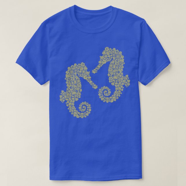 T-shirt Aquarium Poisson Animal Seahorse (Design devant)