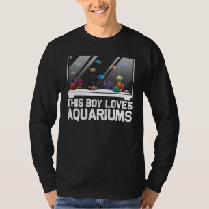 T-shirt Aquarium Pour Garçons Enfants Reef Fish Tank